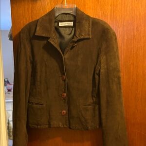 Emperor Armani women’s brown suede jacket